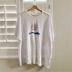 Nike White Dri-Fit Graphic Men's Kyrie Basketball T-Shirt 3XL